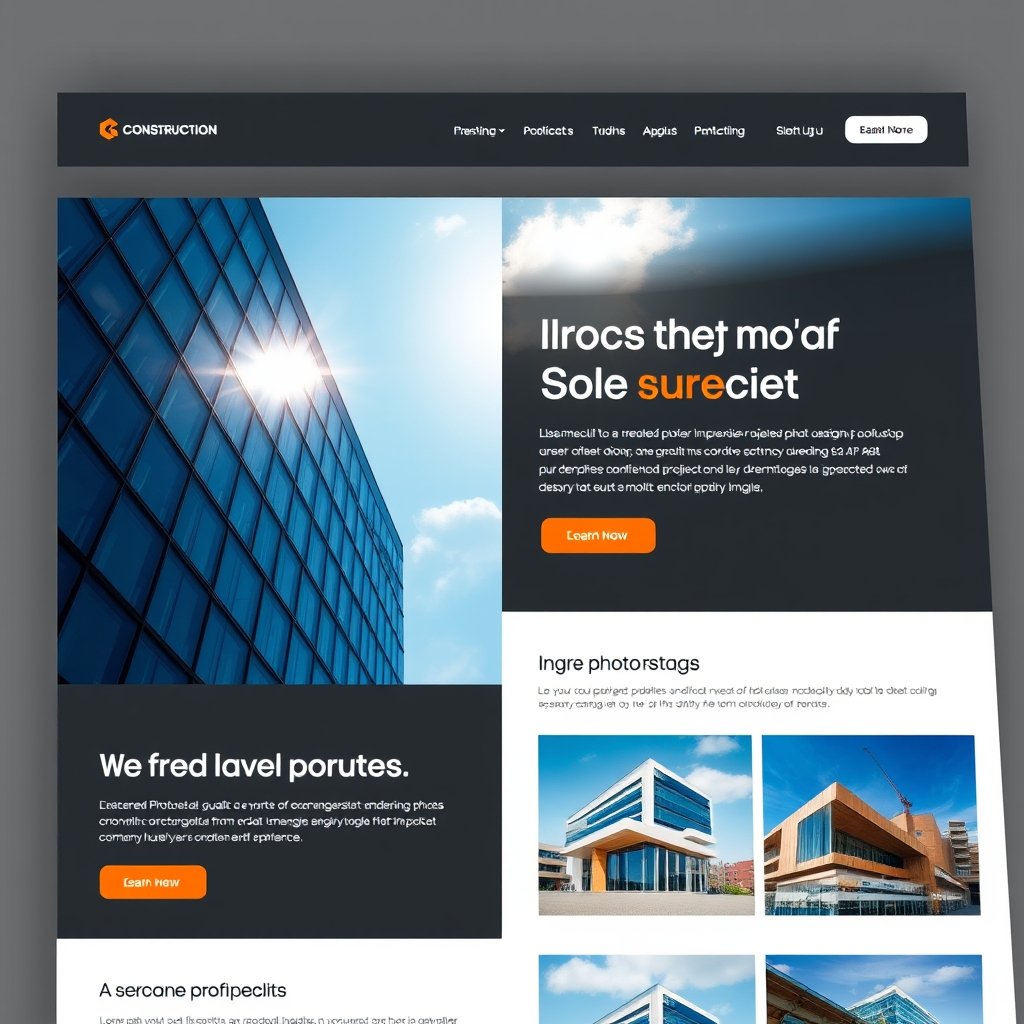 İnşaat Firması Web Site Tasarımı İnşaat Firması Web Site Tasarımı