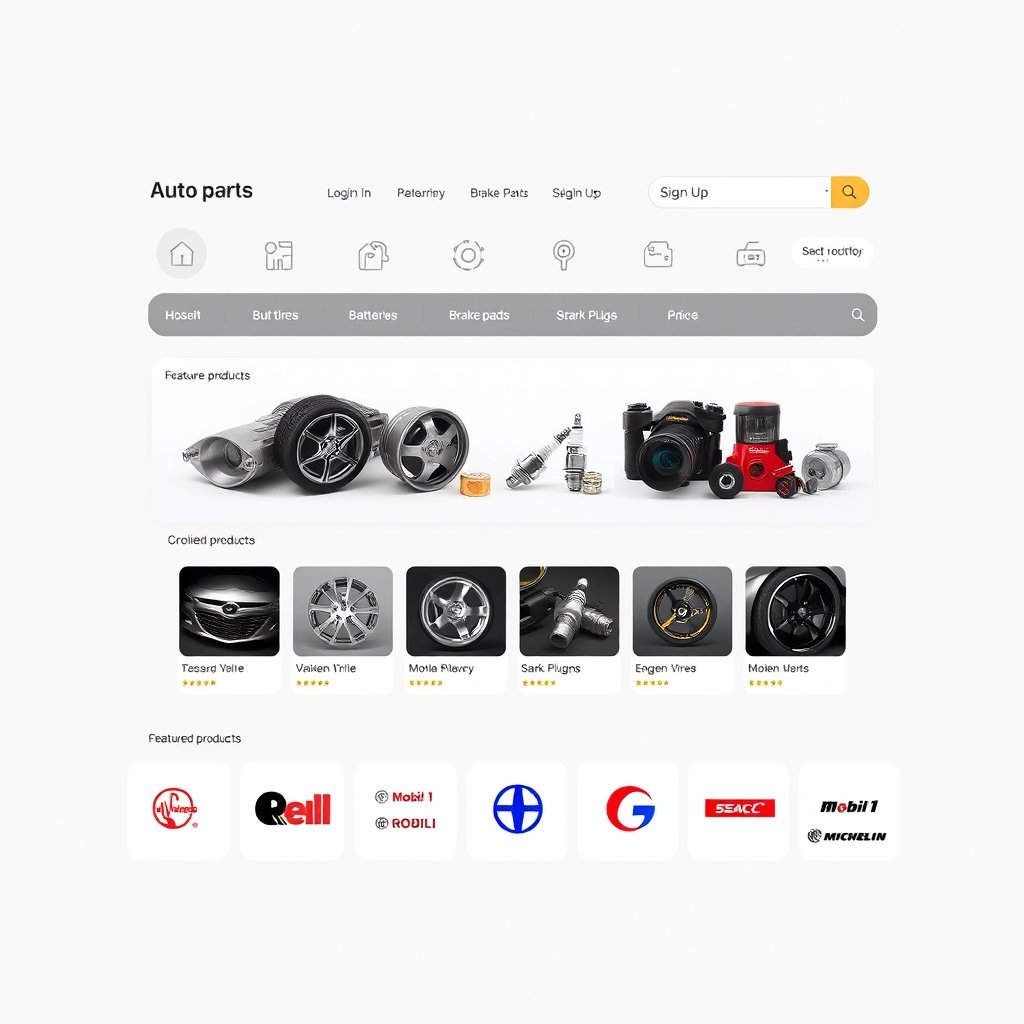Oto Yedek Parça Web Site Tasarımı Oto Yedek Parça Web Site Tasarımı