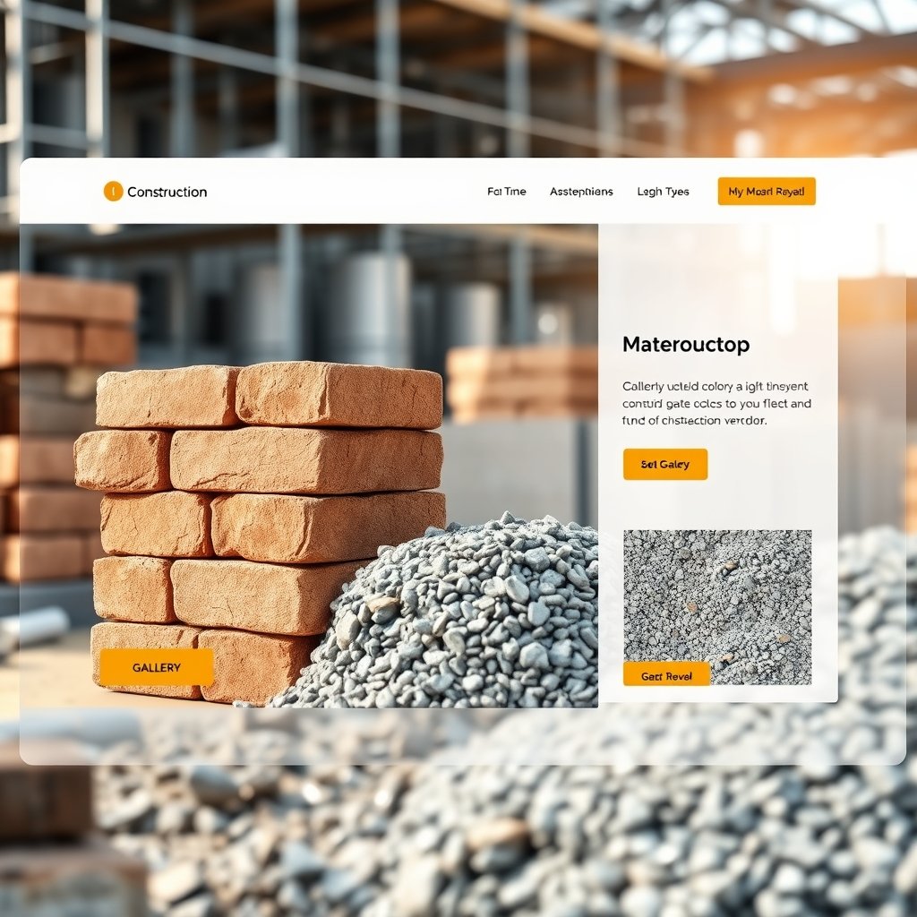 İnşaat Malzemeleri Satıcısı Web Site Tasarımı