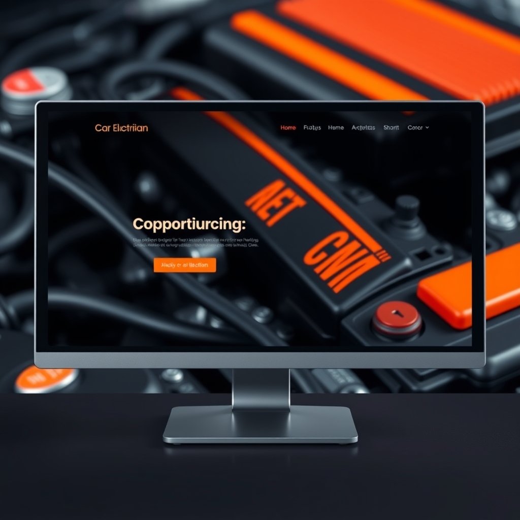 Oto Elektrikçisi Web Site Tasarımı