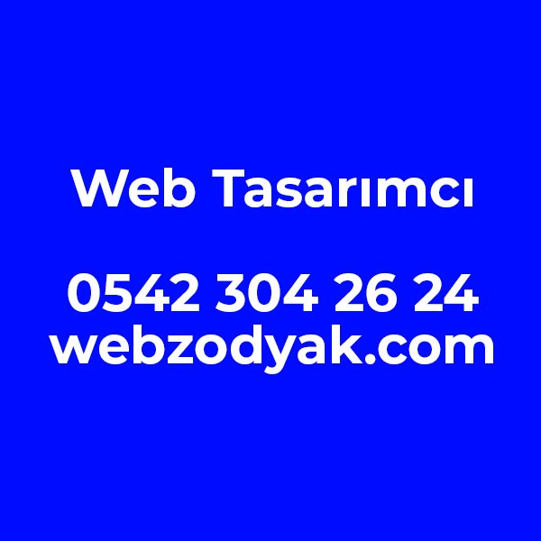 Web Tasarımcı Web Tasarımcı